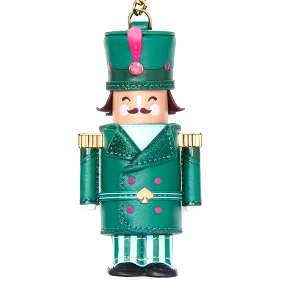 Kate Spade Green Nutcracker Keychain - Picture 1 of 8